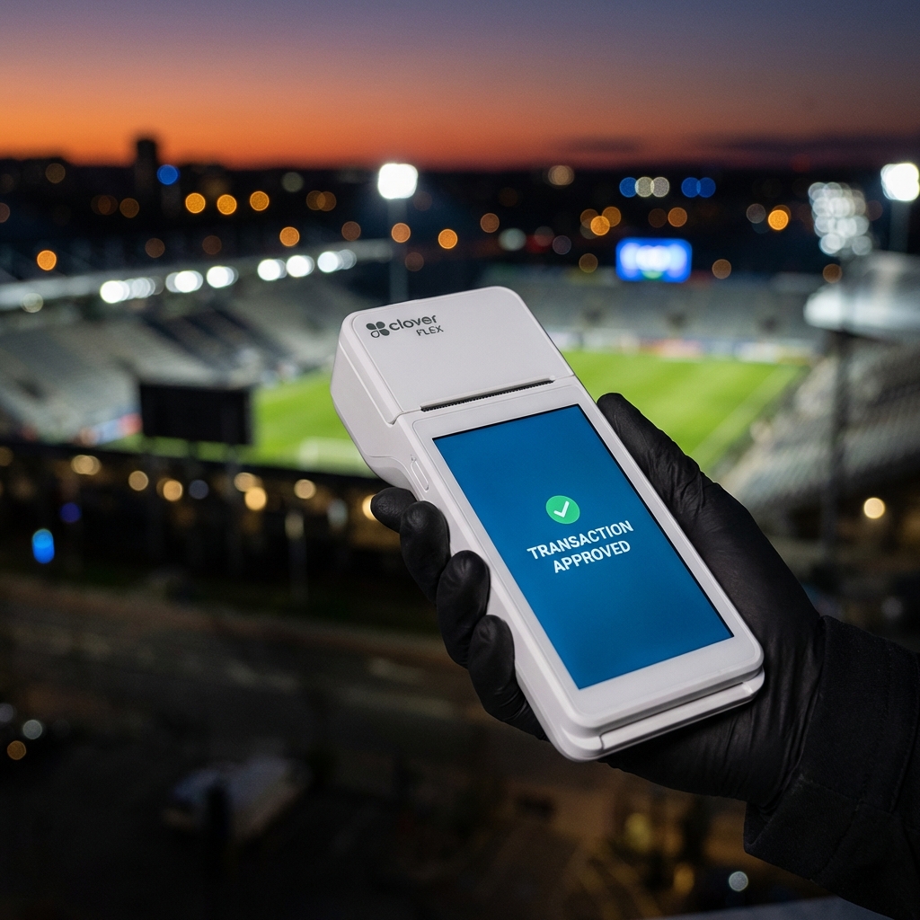 Clover Flex Handheld at Stadium